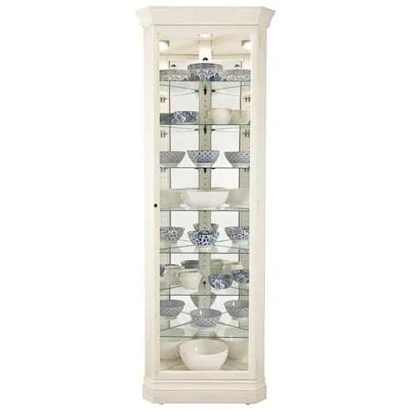 Delia Corner Curio Cabinet